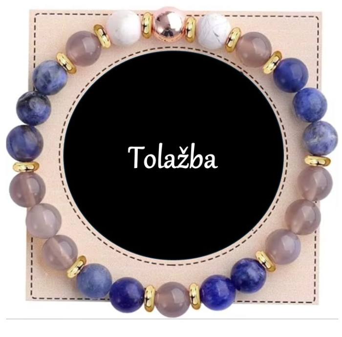 Zapestnica iz naravnih kristalov TOLAŽBA 5766