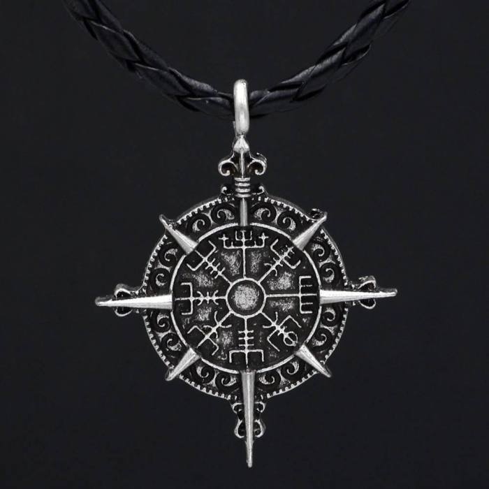 Ogrlica Vegvisir – Vikingški simbol zaščite 5452