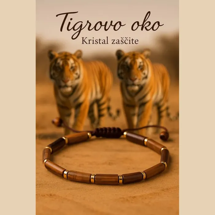 Zapestnica Tigrovo oko – Kristal zaščite, poguma in notranje moči 6355